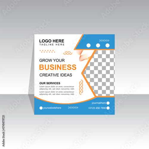 Creative Business Promo Social Media Post Design.