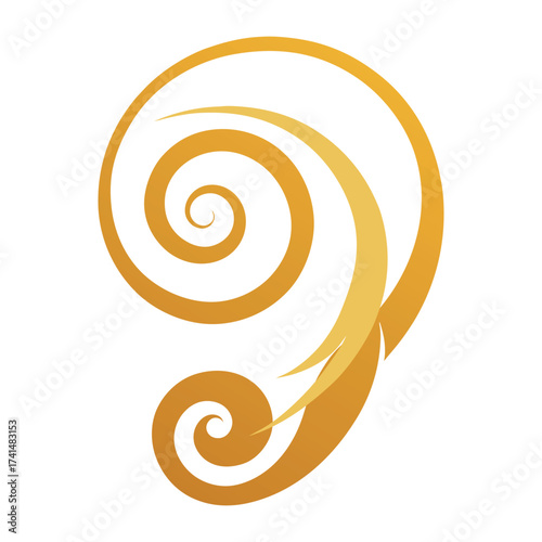 abstract background with spiral