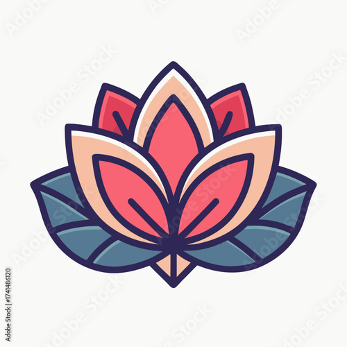 abstract flower design