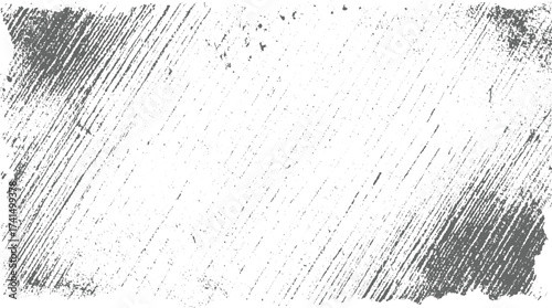 Grey diagonal lines and speckles on white vector