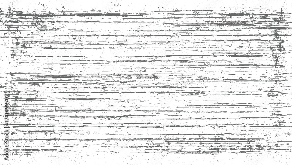 Fototapeta premium Gray textured horizontal lines distressed background white