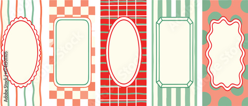 Abstract geometric composition with vibrant color blocks and clean lines suitable for modern design projects