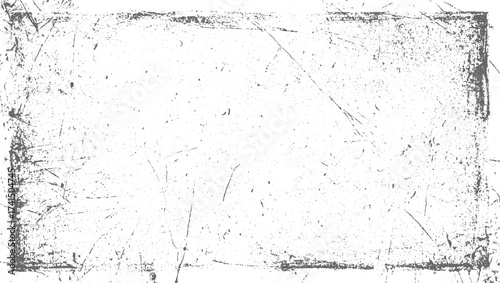 Distressed grunge texture with scratches and speckles vector