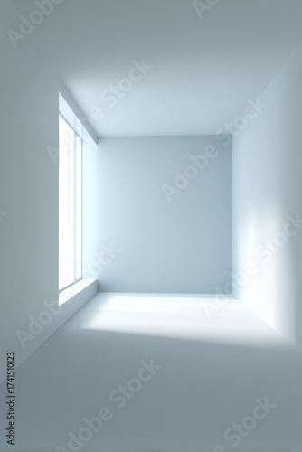 Wallpaper Mural Spacious Empty Room with Natural Light and Soft Shadows

 Torontodigital.ca