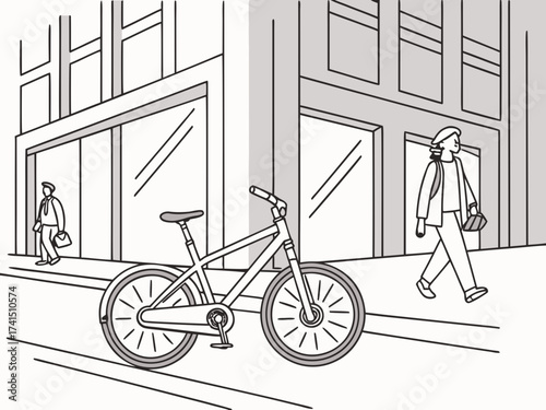 Electric bike commuting