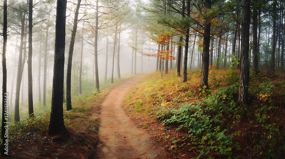 Fototapeta premium morning in the forest