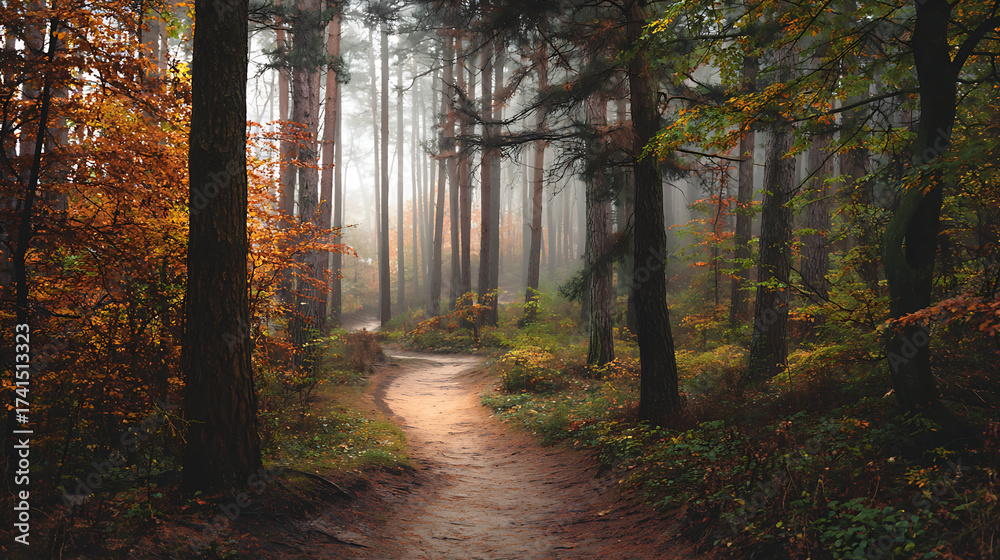 Fototapeta premium morning in the forest