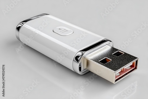 Portable flash memory stick with protective cover high resolution picture