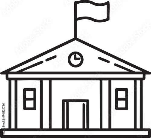 vector illustration of a house