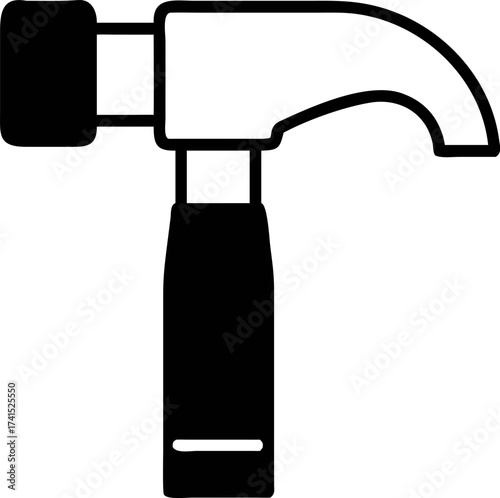 Action of Hammering Nails, Home Renovation, Workshop, Illustration, Indoor Setting, Close-Up View, Craftsmanship Concept
