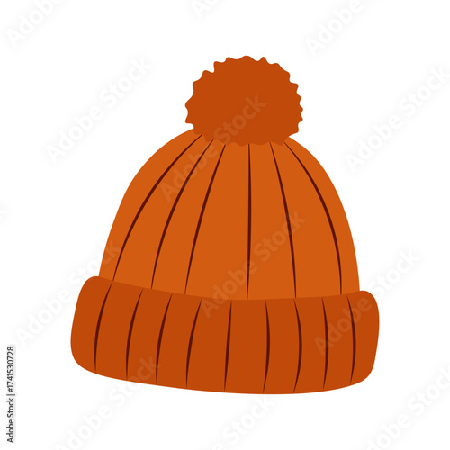 Cozy knit beanie hat. warm hat with pom pom. Perfect for fall fashion, winter, cold weather, and cozy hygge designs