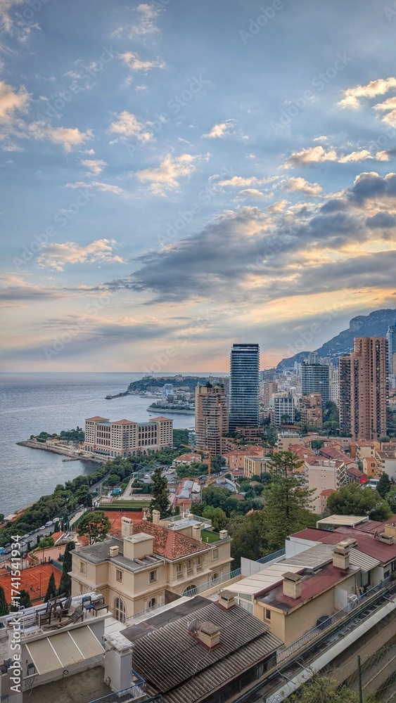 Obraz premium View of Monaco, French Riviera