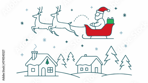 Magical Christmas Winter Illustrations Collection