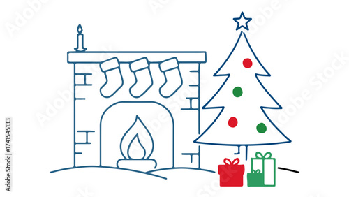 Magical Christmas Winter Illustrations Collection