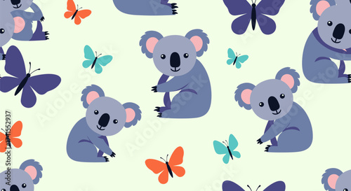 Photography Koala pattern