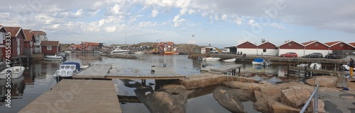 Panorama view of Smögen in Sweden