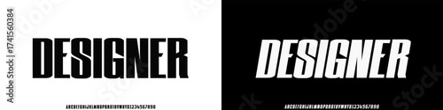 Sport Modern Future Logo Alphabet Font and Number. Typography abstract italic bold fonts technology, sport, movie brand and logos. vector illustration