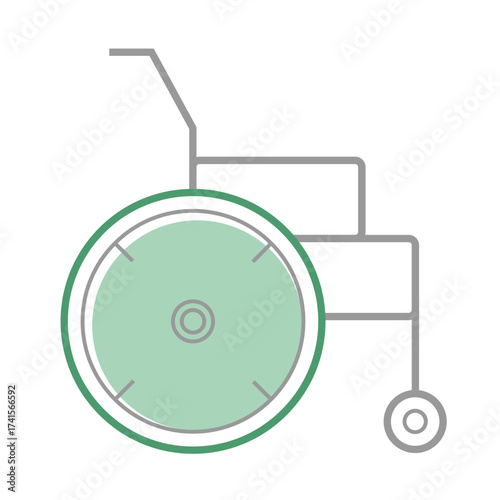 Wheelchair Medical Icon - Accessibility & Disability Aid Symbol