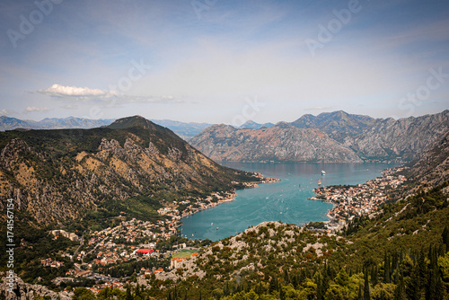 lake in the mountains, kotor