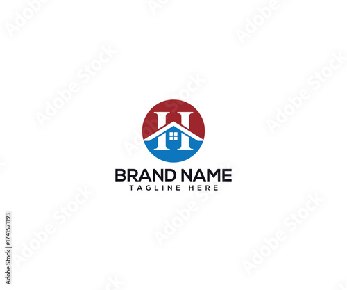 Abstract Real Estate Logo: An eye-catching logo, featuring a stylized initial 'H' integrated with a house icon, epitomizes the core of real estate and property-related services. Free Download Abstract Real Estate Logo: An eye-catching logo, featuring a stylized initial 'H' integrated with a house icon, epitomizes the core of real estate and property-related services. - GFXLoad