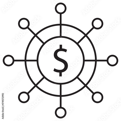 Building a Diversified Portfolio of Assets, Strategies for Balanced Investments, Maximizing Returns through Diversification, Diversified Portfolio of Assets for Long-Term Growth, vector