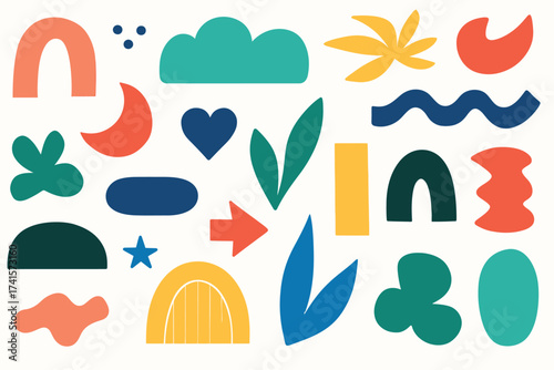 vector set of winter icons