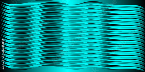 MobileWavy Bright neon abstract gradient lines tech futuristic background. Seamless looping geometric pattern. 4K resolution abstract wave illustration  black background