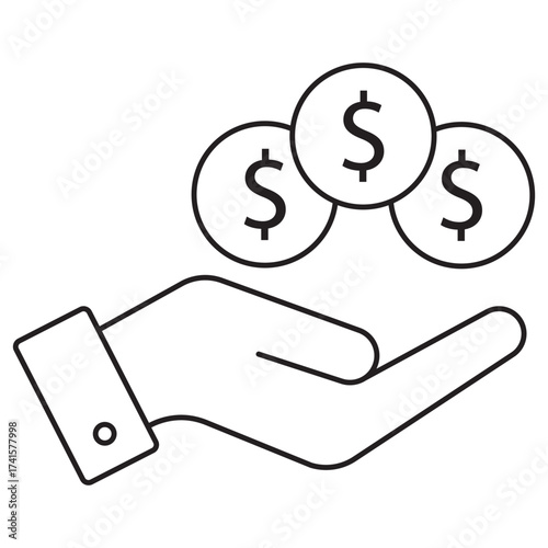 Total Profit Icon, Maximizing Total Profit, Strategies for Sustainable Earnings, Driving Growth Through Profitability, Total Profit as a Measure of Success, vector