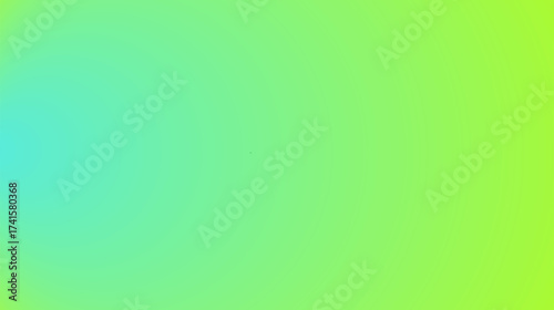 Soft gradient background of teal and lime green colors