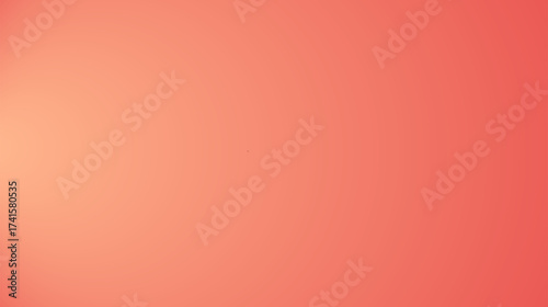 Soft gradient background with warm coral and peach tones