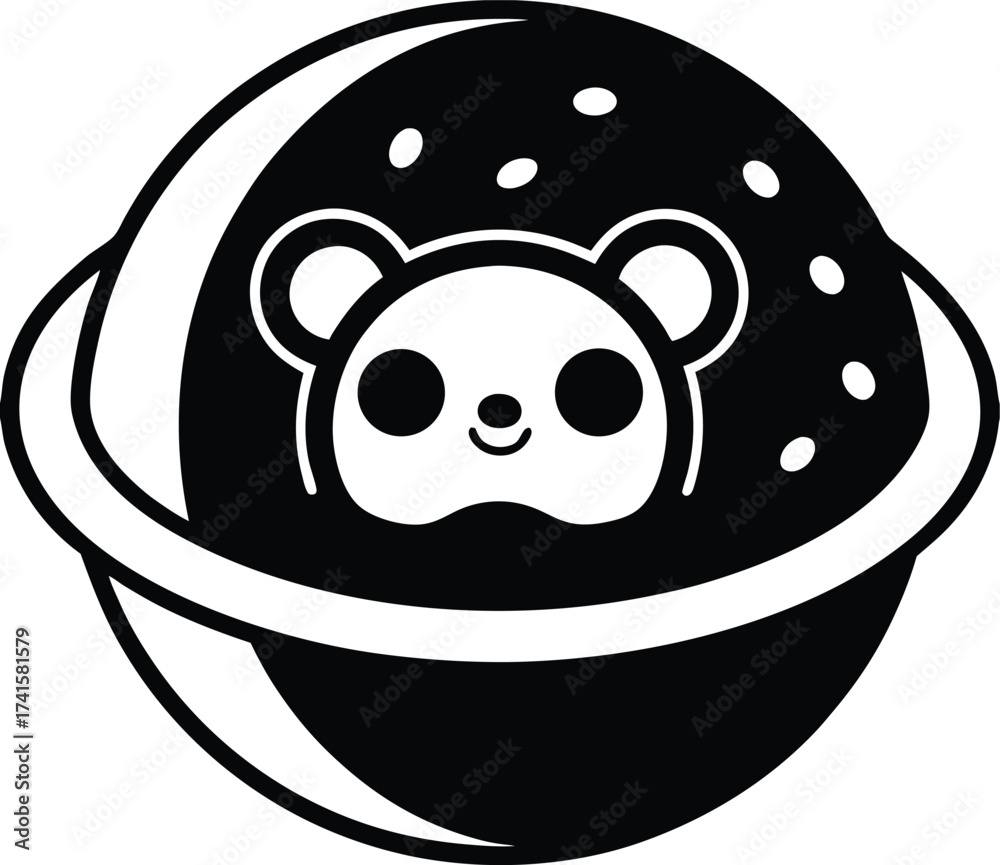 Fototapeta premium The image shows a cartoon face illustration of a man's smiley symbol for a web icon