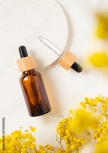 cosmetic bottle mockup beauty product design
