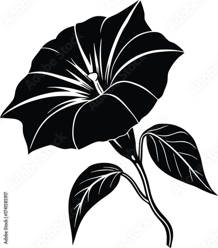 A detailed close-up of a single red rose petal with subtle water droplets and a soft bokeh effect isolated on transparent background