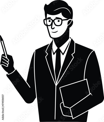 Mysterious dark forest scene with ancient tree and shadowy figure under moonlight isolated on transparent background