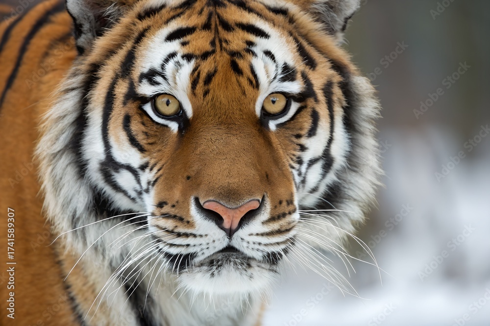 Obraz premium Bengal tiger portrait in the zoo
