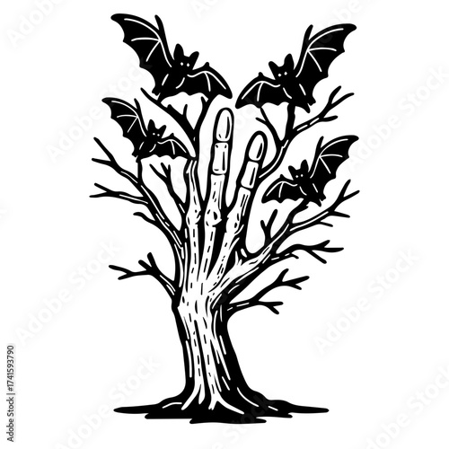 hand tree