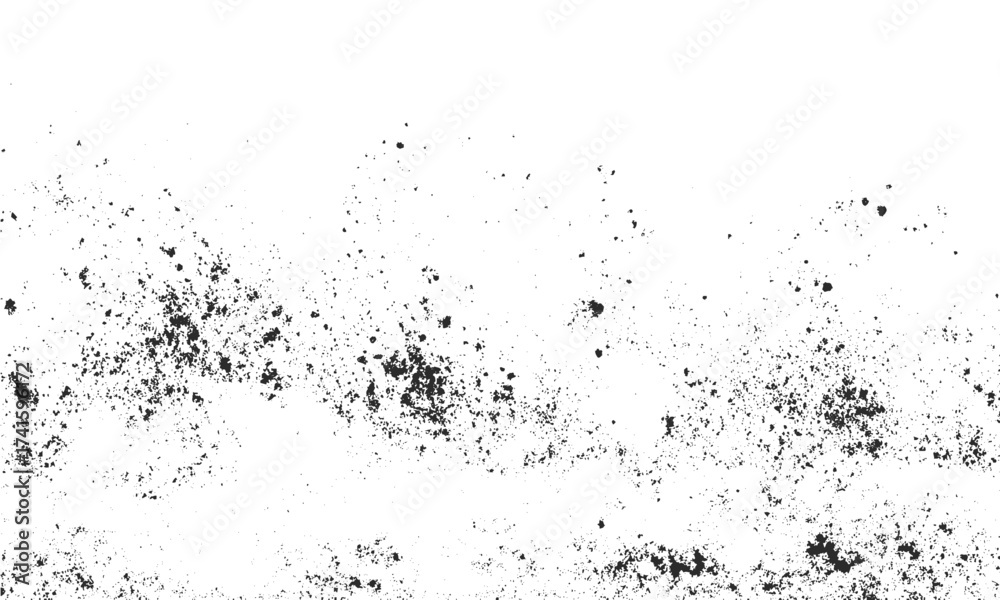 Obraz premium Abstract monochrome grunge texture background with rough pattern . Grunge texture overlay background with fine grains isolated on white 