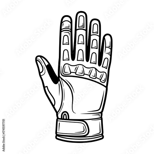 Robotic Hand: A detailed illustration of a robotic hand.
