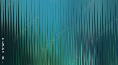 Abstract textured background with vertical ribbed pattern in blue teal