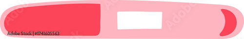 Pregnancy test stick showing negative result, not pregnant