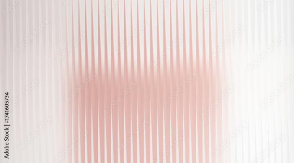 Obraz premium Abstract vertical lines pattern with soft pink and white hues