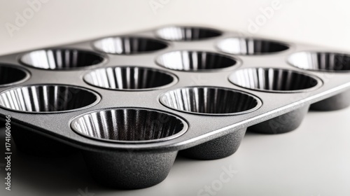High quality muffin baking tray with twelve cups for perfectly baked goods