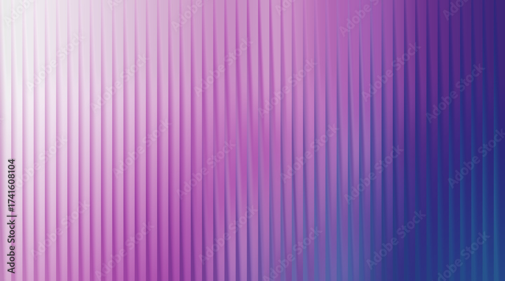 Fototapeta premium Abstract vertical lines with a purple and blue gradient