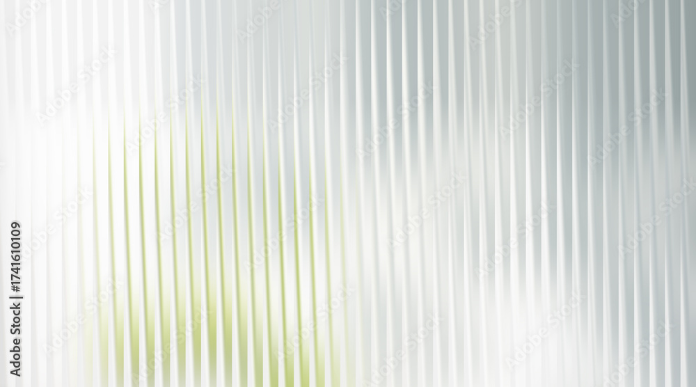 Fototapeta premium Abstract background with vertical lines and soft green and white hues