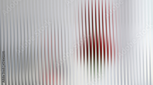 Textured background with vertical lines and red accents