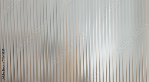 Abstract background with vertical ribbed texture and cool metallic tones