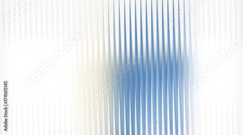 Abstract background with vertical ribbed pattern and blue accents
