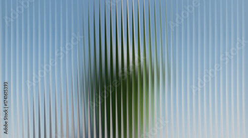Abstract blue and green wavy vertical lines background