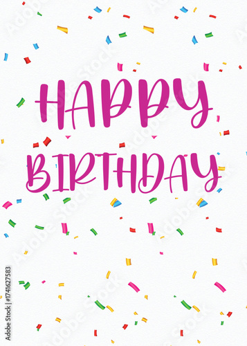 Happy Birthday Card EPS Fun Illustration Adobe Illustrator Artwork