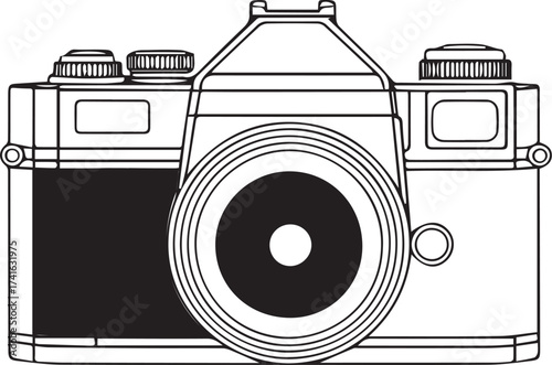 Simple drawing of a camera
